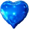 Globo Metalizado Corazón Azul