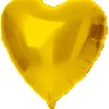 Globo Metalizado Corazón Dorado