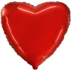 Globo Metalizado Corazón Rojo