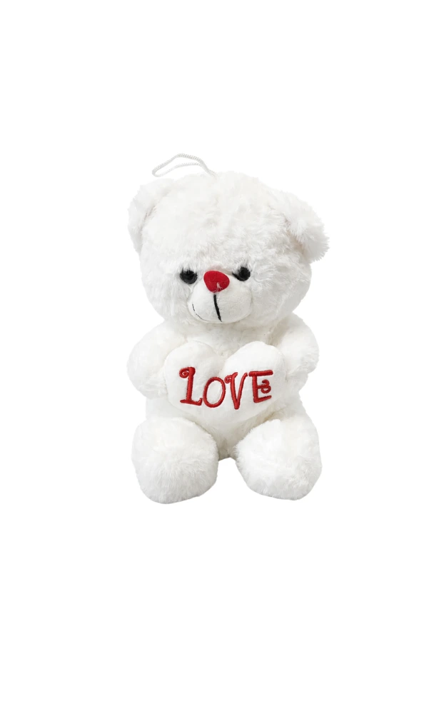 Oso De Peluche Oso De Peluche Blanco 20cm - Imagen 1