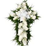 Cruz De 24 Rosas Blancas