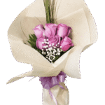 Ramo de 6 rosas lila