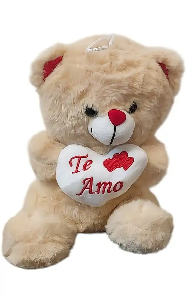 Oso De Peluche 18 Cm Alto Marrón