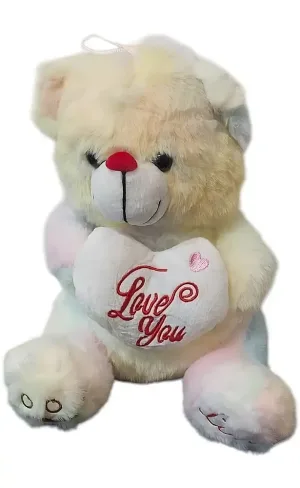 Oso De Peluche 22 Cm Alto Crema