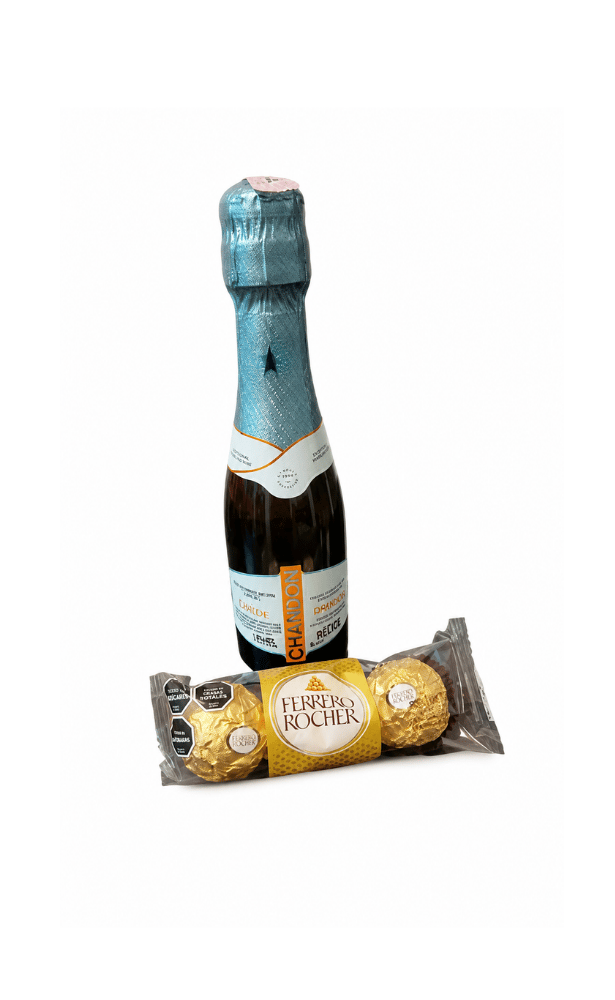 Chandon 187 Delice + Ferrero Rocher 3 uds Chandon 187 Delice + Ferrero Rocher 3 uds - Imagen 1